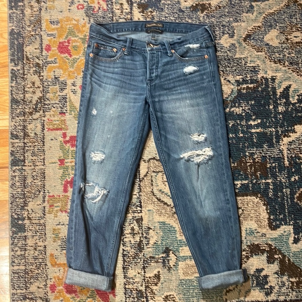 Abercrombie Ankle Boyfriend Jeans